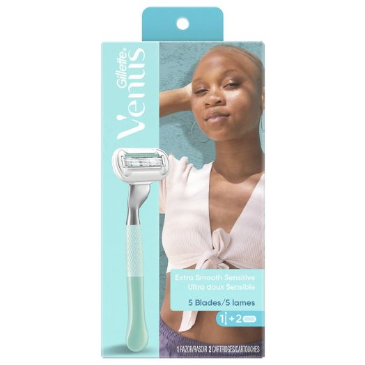 Gillette Venus Extra Smooth Sensitive Design Edition Razor Handle + 2 Refills