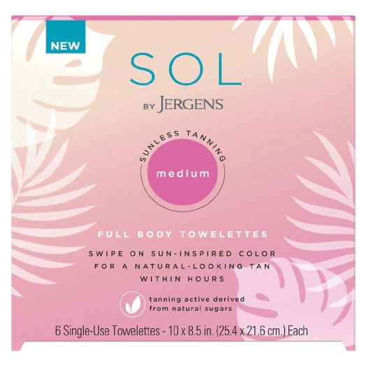 SOL by Jergens Full Body Towelettes