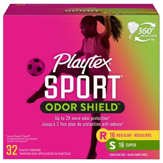 Playtex Sport Odor Shield Tampons Regular/Super