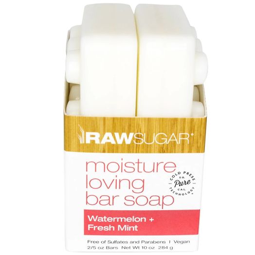 Raw Sugar Raw Sugar Moisture Loving Bar Soap - Watermelon + Fresh Mint