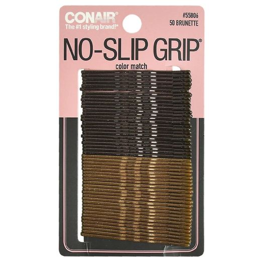 Conair No Slip Bobby Pins Brunette