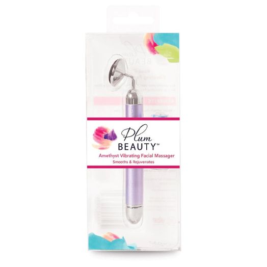 Plum Beauty Amethyst Vibrating Facial Massager