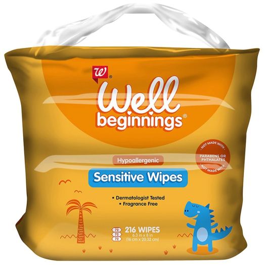 Well Beginnings Sensitive Skin Baby Wipes