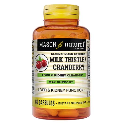 Mason Natural Milk Thistle/ Cranberry Liver & Kidney Cleanser Capsules