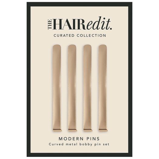 The Hair Edit Modern Pins Soft Gold