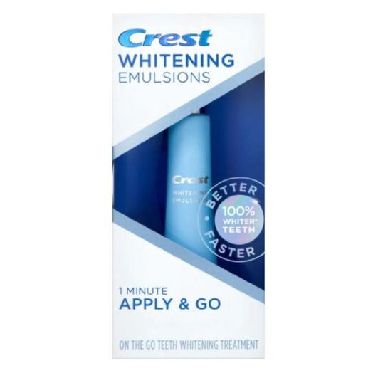 Crest Whitening Emulsions with Built-In Applicator On the Go Teeth Whitening Pen