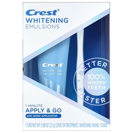 Crest Whitening Emulsions with Wand Applicator Leave-On Teeth Whitening Treatment