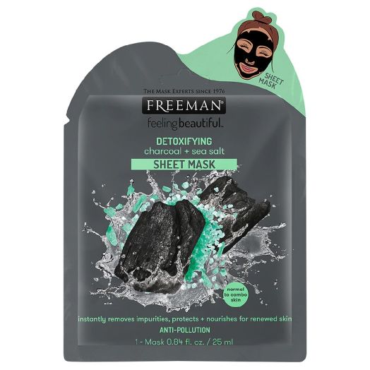 Freeman Feeling Beautiful Detoxifying Charcoal + Sea Salt Sheet Mask