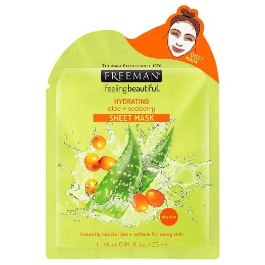 Freeman Feeling Beautiful Hydrating Aloe + Seaberry Sheet Mask