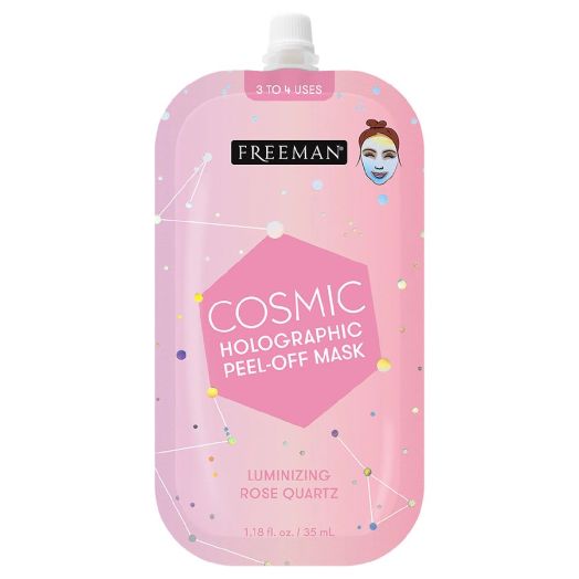 Freeman Cosmic Luminizing Rose Quartz Holographic Peel-Off Mask