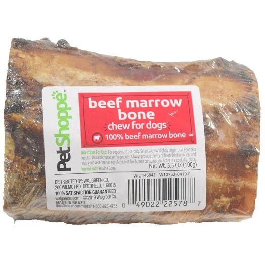 PetShoppe Beef Marrow Bone Natural