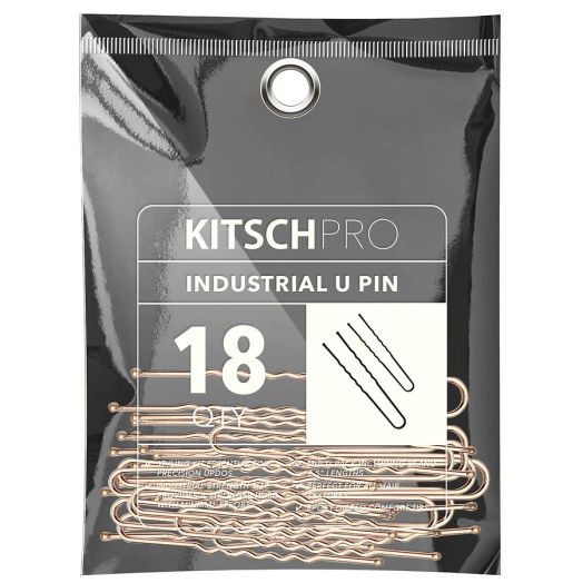KITSCH Industrial U Pins Rose Gold