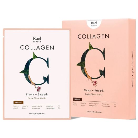 Rael Beauty Collagen Facial Sheet Masks