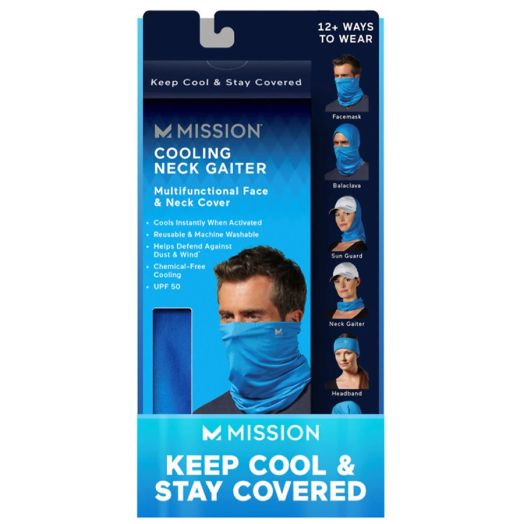 MISSION Athletecare Cooling Neck Gaiter