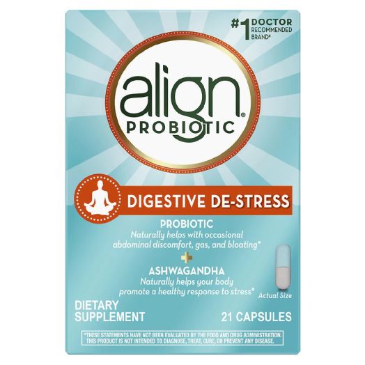 Align Digestive De-Stress Probiotic + Herbal Ashwagandha Supplement