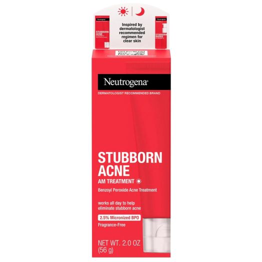 Neutrogena Stubborn Acne AM Treatment With Benzoyl Peroxide Fragrance-Free