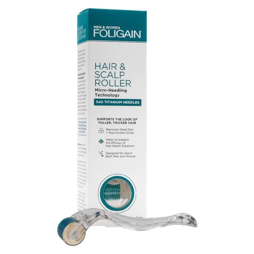 Foligain Hair & Scalp Roller with 540 Titanium Needles