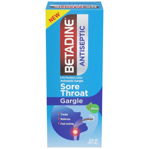 Betadine Antiseptic Sore Throat Gargle Mint