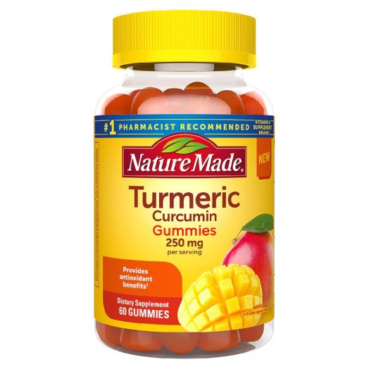 Nature Made Turmeric Curcumin Supplement 250mg Gummies