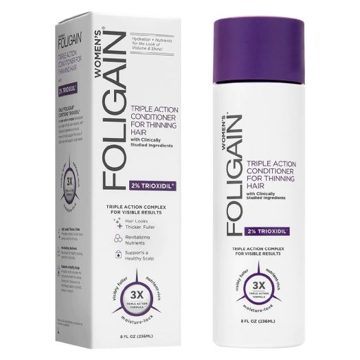 Foligain Women's Triple Action Conditioner for Thinning Hair (2% Trioxidil)