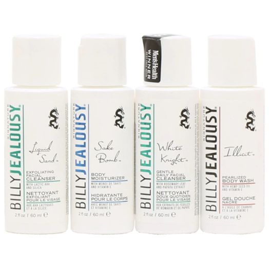 Billy Jealousy Cleanser, Moisturizer, Body Wash Set