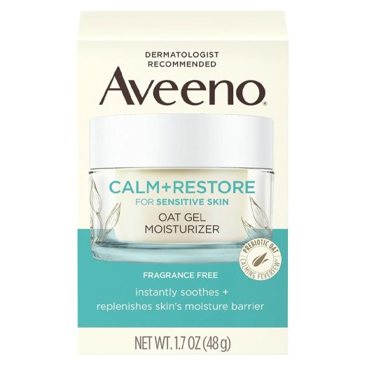 Aveeno Calm + Restore Oat Gel Face Moisturizer, Sensitive Skin