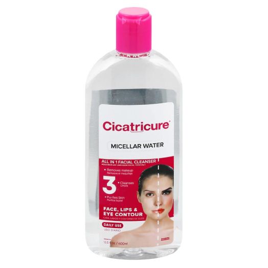 Cicatricure Micellar Water, All in 1 Cleanser for Face, Lips and Eye Contour