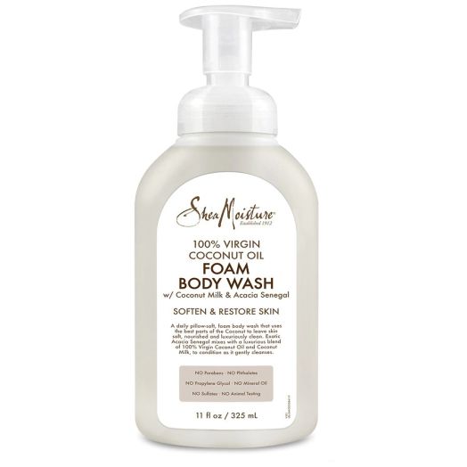 SheaMoisture Foam Body Wash for Sensitive Skin 100% Virgin Coconut Oil