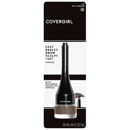 CoverGirl Easy Breezy Brow Sculpt+Set, Soft Brown 710