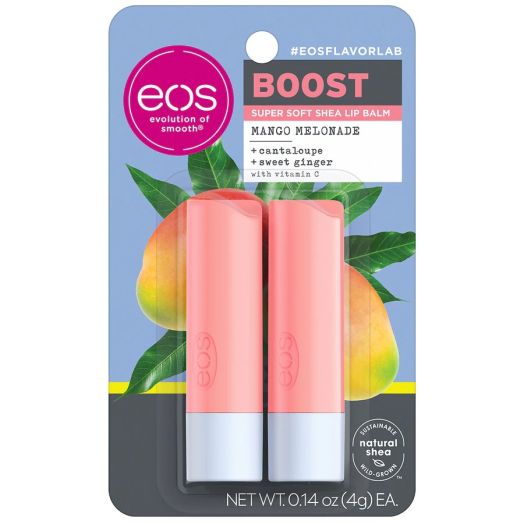 eos Flavorlab Lip Balm Sticks Boost Mango Melonade