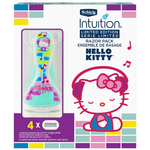 Schick Intuition Limited Edition Hello Kitty Sensitive Care Shave Gift Set
