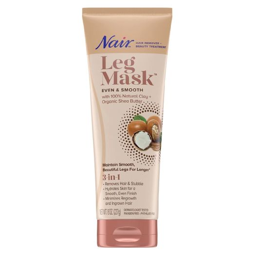 Nair Hair Remover & Beauty Treatment Natural Clay + Shea Butter Leg Mask