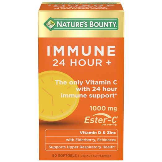 Nature's Bounty Immune 24 Hour+ Softgels