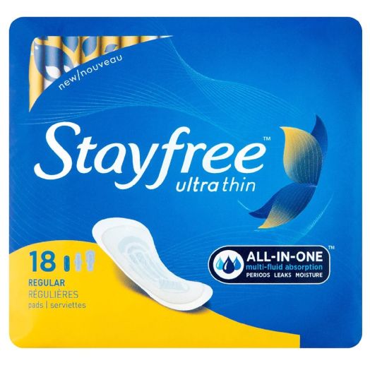 Stayfree Pads Without Wings Regular Unscented