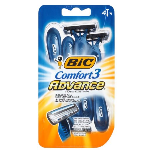BIC Comfort 3 Advance Shavers for Men