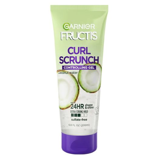 Garnier Fructis Style Curl Scrunch Controlling Gel, For Curly Hair