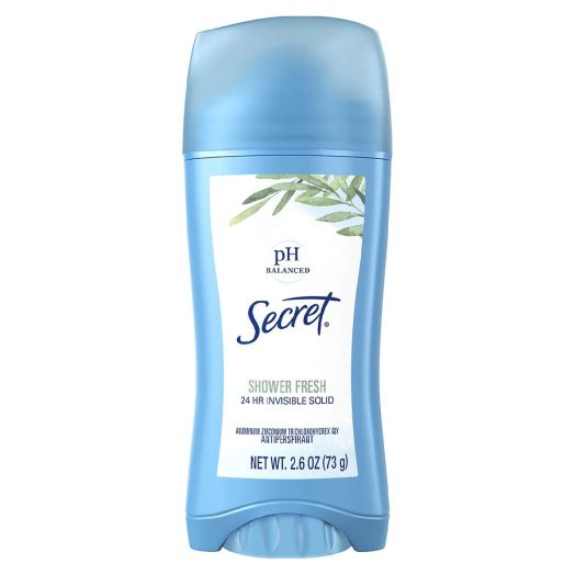 Secret Invisible Solid Antiperspirant Deodorant Shower Fresh