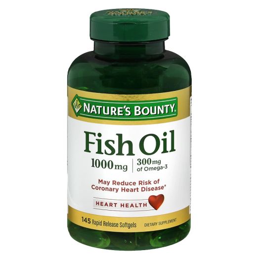 Nature's Bounty Fish Oil 1000 mg, Rapid Release Liquid Softgels