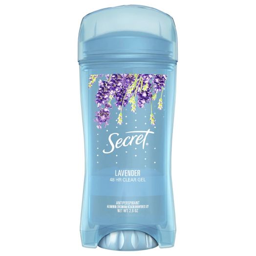 Secret Clear Gel Antiperspirant and Deodorant Lavender