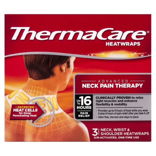 ThermaCare Advanced Neck, Wrist & Shoulder Pain Therapy Heatwraps