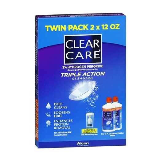 Clear Care Triple Action Cleaning & Disinfecting Solution