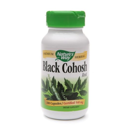 Nature's Way Black Cohosh Root 540 mg Dietary Supplement Capsules