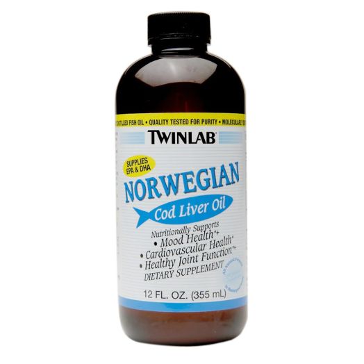 Twinlab Norwegian Cod Liver Oil Dietary Supplement Liquid