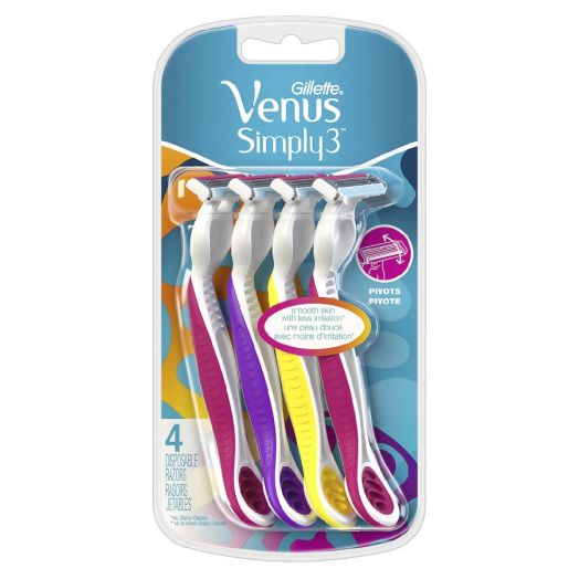 Gillette Simply3 Women's Disposable Razors