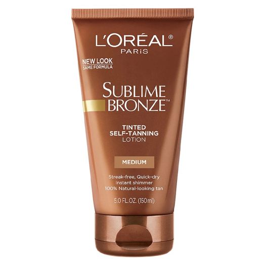 L'Oreal Paris Sublime Body Expertise Bronze Tinted Self-Tanning Lotion, Medium