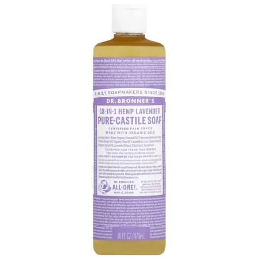 Dr. Bronner's Magic Soaps 18-in-1 Hemp Pure-Castile Soap Lavender