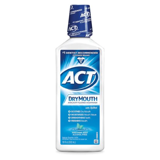 ACT Total Care Dry Mouth Mouthwash with Xylitol Soothing Mint