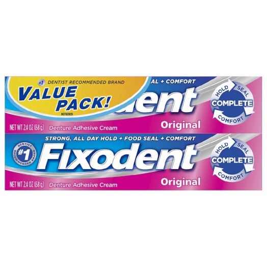 Fixodent Complete Original Denture Adhesive Cream Original