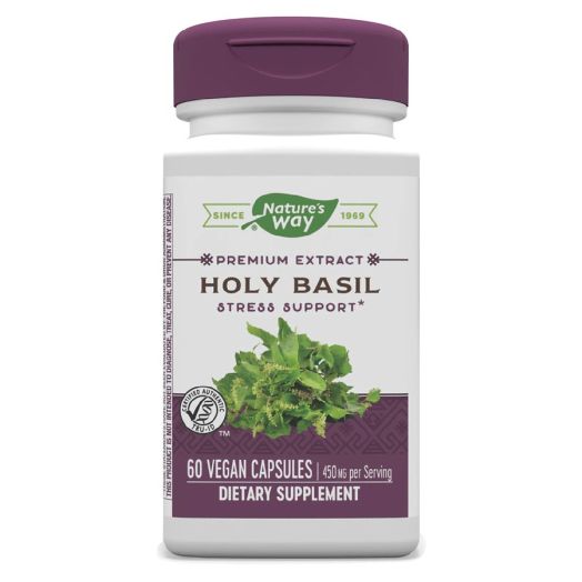 Nature's Way Holy Basil Stress Support Vegan Capsules