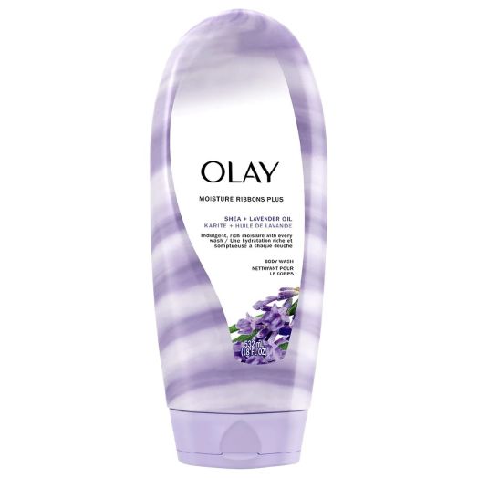 Olay Moisture Ribbons Plus Body Wash Shea + Lavender Oil